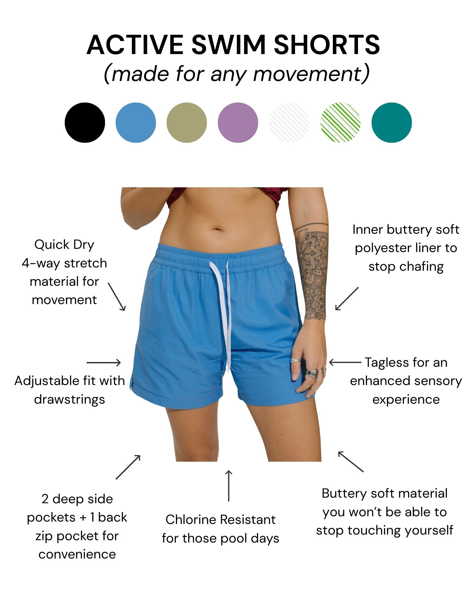 Active Swim Shorts